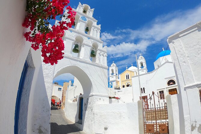Private Santorini Full-day land Tour - Prophet Elias and Megalochori: the 360-degree view and the village below it