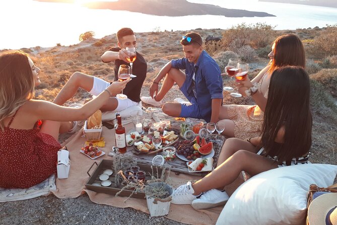 Private Santorini Sunset Picnic Experience - Celebrations, surprises, and romantic moments that fit the setting