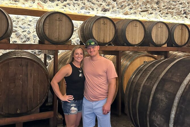 Private Santorini Wine Tour: Explore Top 3 Wineries & Best Views - What you drink and eat: bottled water, wine tastings, and Greek cheese pairings