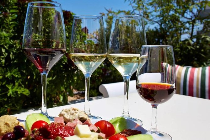 Private Tour: Great Wines and Famous Towns of Santorini - Anhydrous Winery: four wines, plus lunch that breaks the day open (Stop 5)