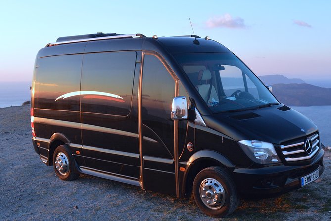 Private Transfer , from or to Santorini Airport / Port / Hotel - The vehicle experience, and what to expect inside