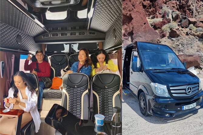 Private Transfer from-to Santorini airport to-from anywhere in Santorini Island - How the timing works when it’s 10 to 30 minutes