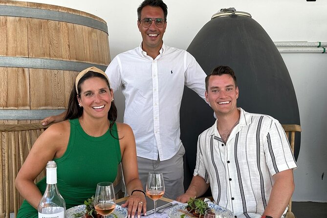 Private Wine Tasting-Wine Museum- Snacks: 2, 3 or 4 Wineries - Santorini Wine Tasting at Venetsanos With Real-World Views
