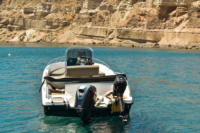 Rent a Boat with 30/50hp Engine in Santorini without a License - Key highlights to know before you book