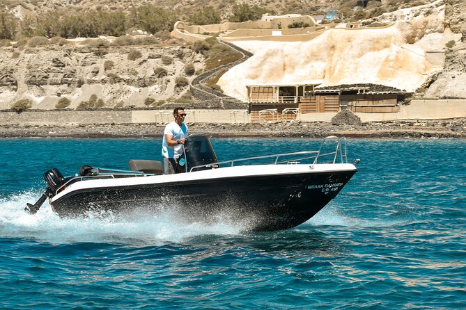Rent a Boat with 30/50hp Engine in Santorini without a License - Swimming and snorkeling: how to make it worth the time on the water