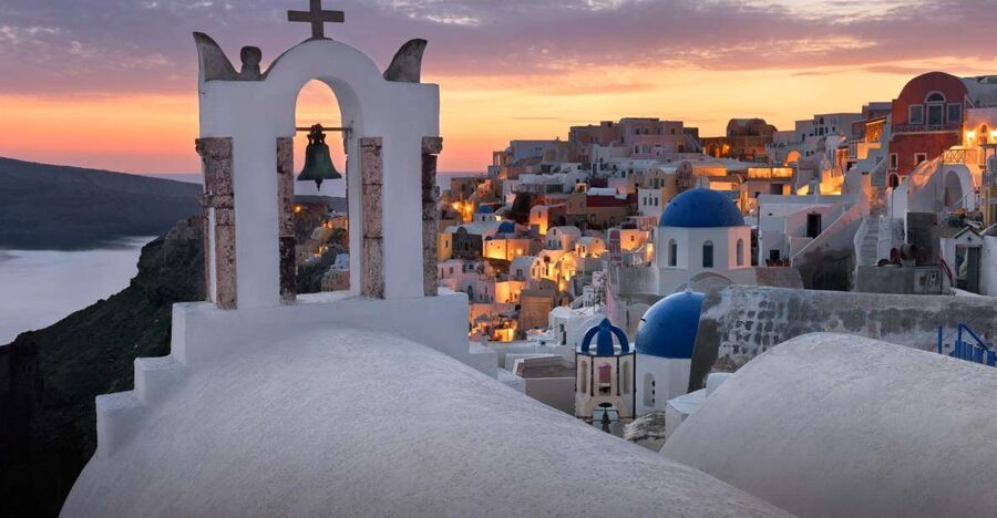 Santorini 2-Day Combo: Volcano Boat Cruise & Island Bus Tour - Day 1: Palea Kameni hot springs, sulfur water, and warm mud energy