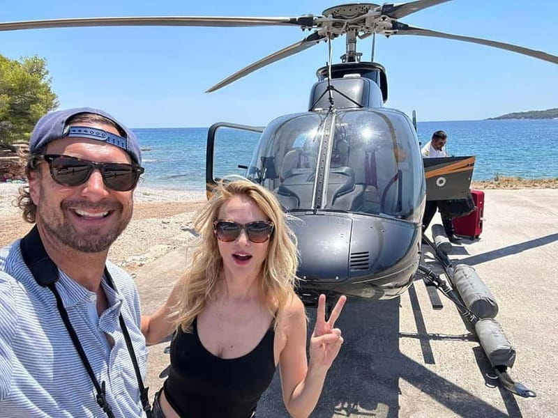 Santorini: 30 Minute Private Helicopter Flight - Fira, Firostefani, and Pyrgos Kallistis: the rim villages in context
