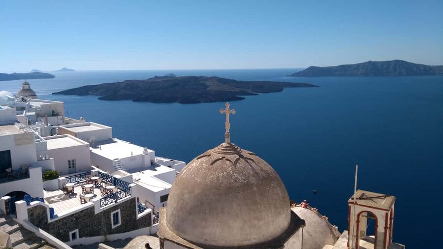 Santorini: 4-Hour Private Chauffeur Custom Tour - Fira and Firostefani: caldera towns with built-in scenery
