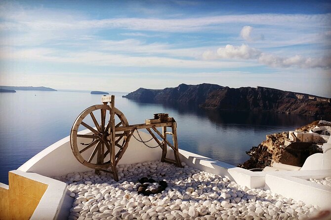 Santorini: 4hr Wheelchair Private Accessible Tour - Stop 1: Monastery of Profitis Ilias for big archipelago views