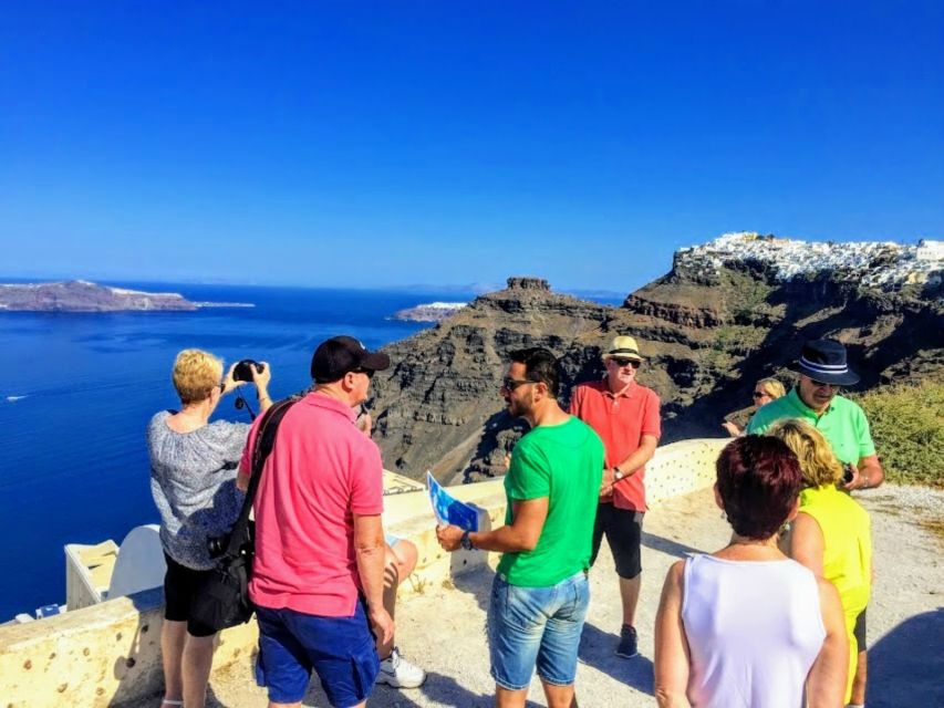 Santorini: 5-Hour Private Shore Excursion - Volcanic vineyards and wine tasting with caldera views