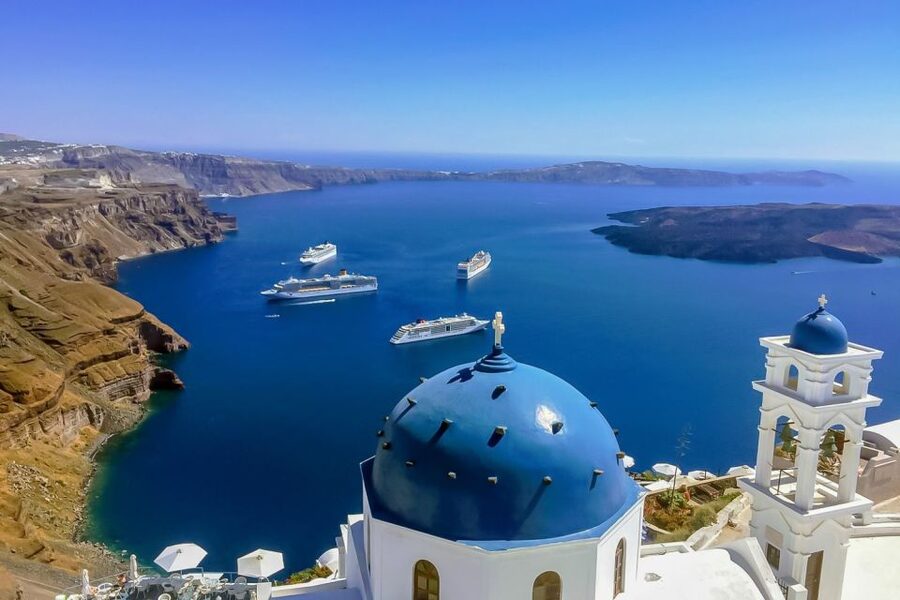 Santorini: 6-Hour Best of Santorini Private Experience - Firostefani and the Blue Dome Church stop