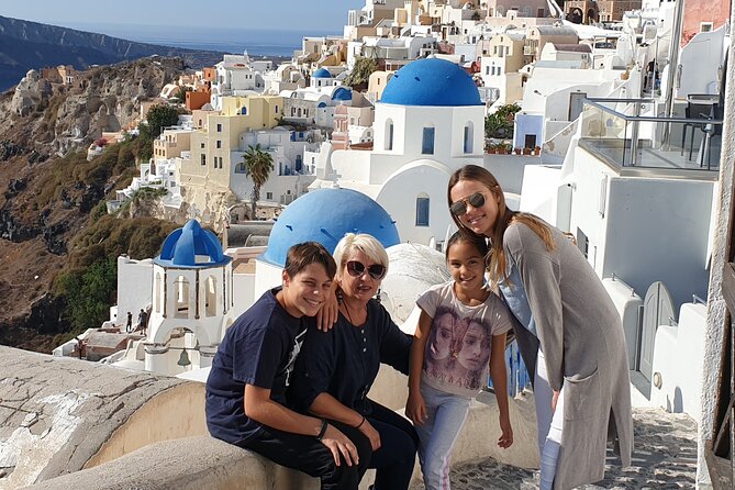 Santorini: 6hr Private Tour with Olive Oil, Beer or Wine Tasting - Stop 1: Profitis Ilias Monastery viewpoint in the clouds (15 minutes)