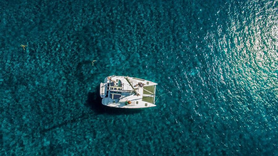 Santorini: 7-Hour Private Catamaran Cruise with Food & Drink - Lunch onboard and drinks: what you get for the price