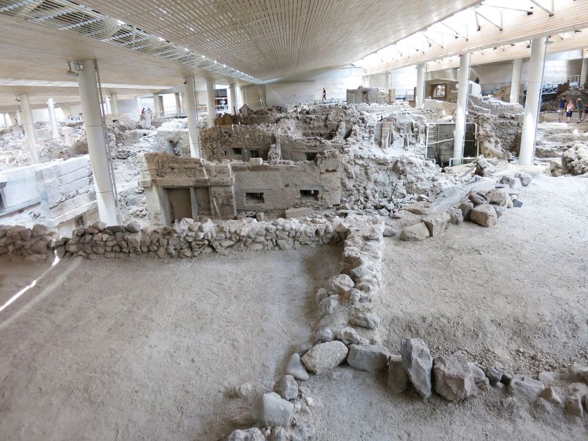 Santorini: Akrotiri Ticket with Optional Self-Guided Audios - Akrotiri Archaeological Site: suspended walkways and a city you can read