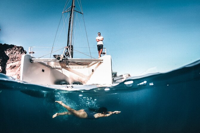 Santorini All-inclusive Private Catamaran Cruise - Price and what you actually get for $1,158.52 per group (up to 4)