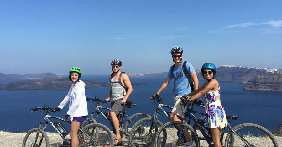 Santorini: Around the Island by Electric Bike - Megalochori’s wine roads, the heart on the rock, and caldera time