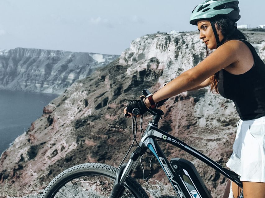 Santorini: Around the Island by Electric Bike - Emporio and Castelli: narrow streets, old stone, and hidden paths