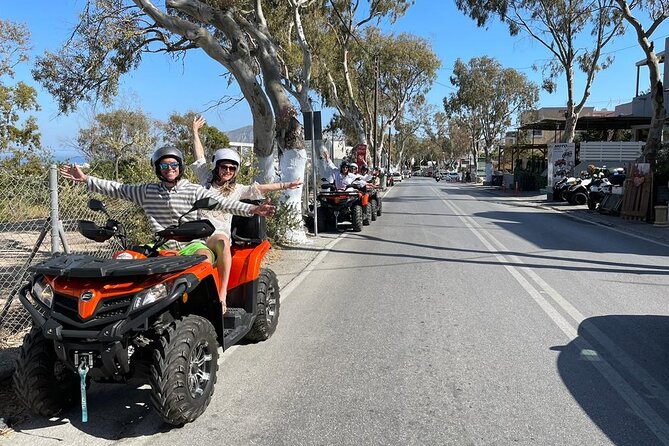 Santorini ATV Highlights Tour: Oia, Viewpoints & Volcanic Beaches - Profitis Ilias Monastery: the 360° view that makes the whole day click