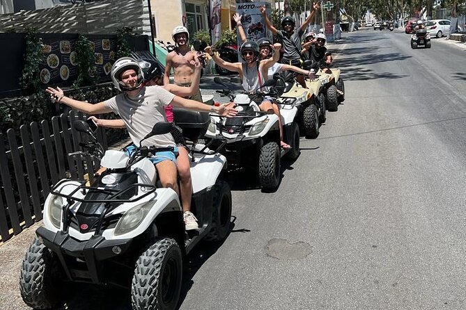 Santorini ATV Highlights Tour: Oia, Viewpoints & Volcanic Beaches - Your quad, your training, and the on-road reality