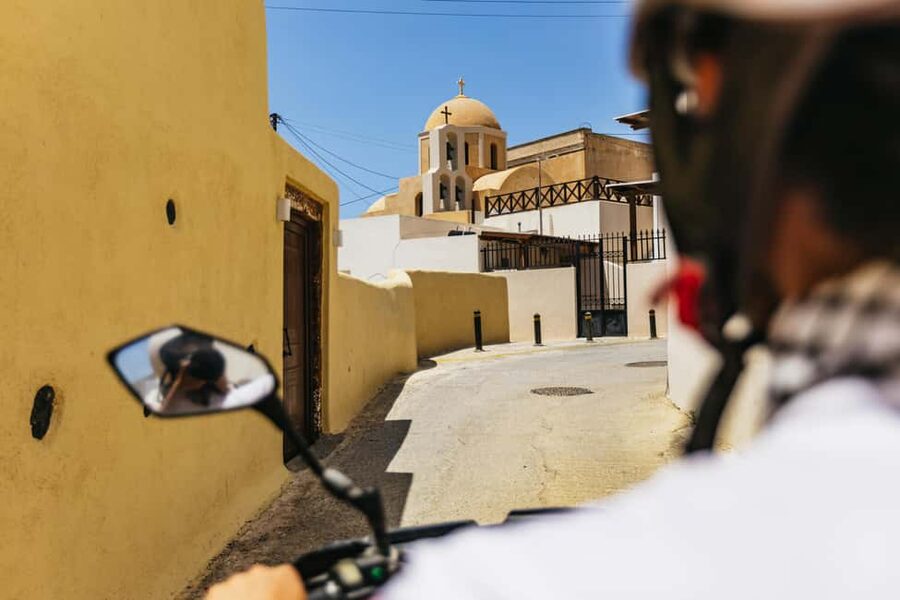 Santorini: ATV Quad Bike Tour with Lunch and Pickup - Emporio Windmills and Caldera Views: Where the Island Opens Up