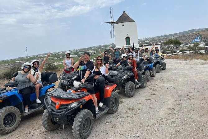 Santorini ATV-Quad Experience: Off-Road Adventure & Hotel Pickup - Megalochori traditional stop with three wine tastings and snack