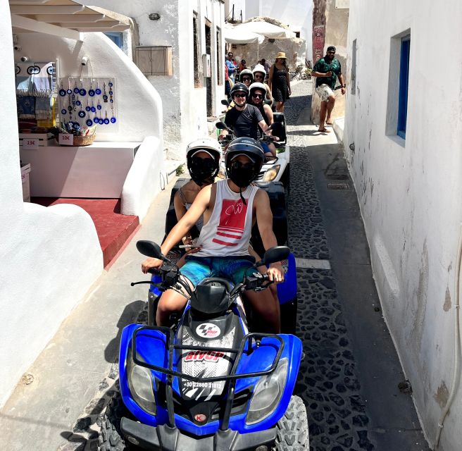 Santorini: ATV-Quad Experience Tour + Transportation - What to pack: dust, heat, and the little comfort upgrades
