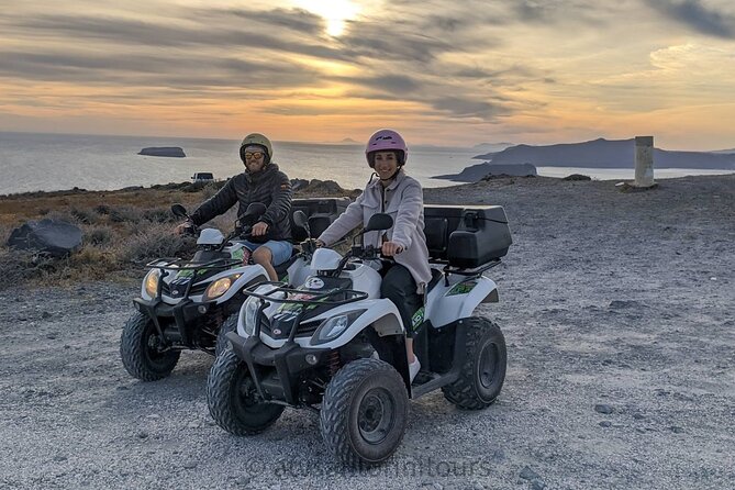 Santorini ATV Quad off-road Tour: Perfect for Cruise Passengers - Heart of Santorini viewpoint trail: the caldera heart moment