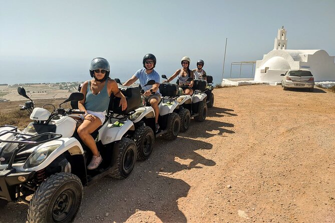 Santorini ATV Quad off-road Tour: Perfect for Cruise Passengers - Megalochori village lanes: the Santorini you see between postcards