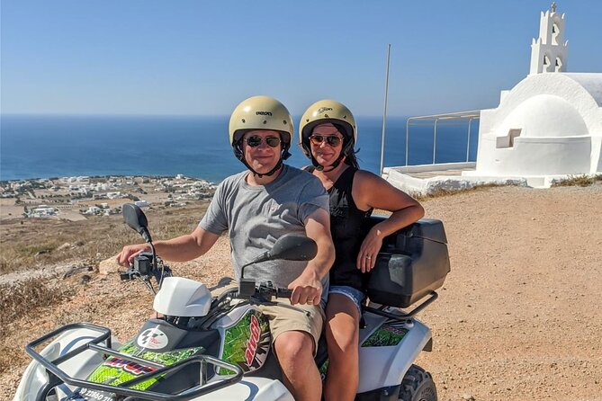Santorini ATV Quad off-road Tour: Perfect for Cruise Passengers - Perissa Black Sand Beach stop: volcanic drama and a photo friendly ride