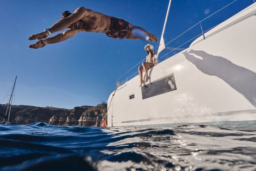 Santorini: Caldera Luxury Catamaran Cruise w/ Meal & Drinks - Key moments that make this cruise worth it