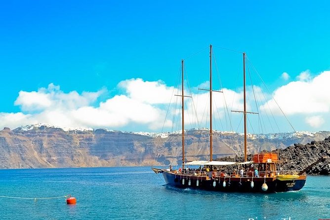 Santorini Caldera Morning Cruise With King Thiras Boat - Price and value: $61.21 plus one extra cash fee