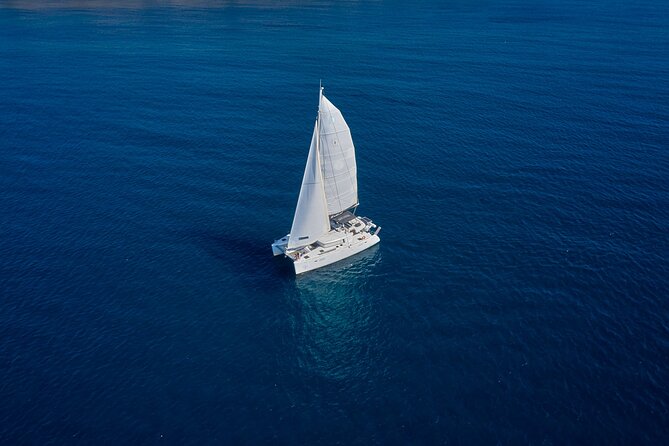 Santorini: Caldera Private Catamaran Cruise with Meal & Drinks - Snorkeling gear and sea time: what to do if you want the water to be good
