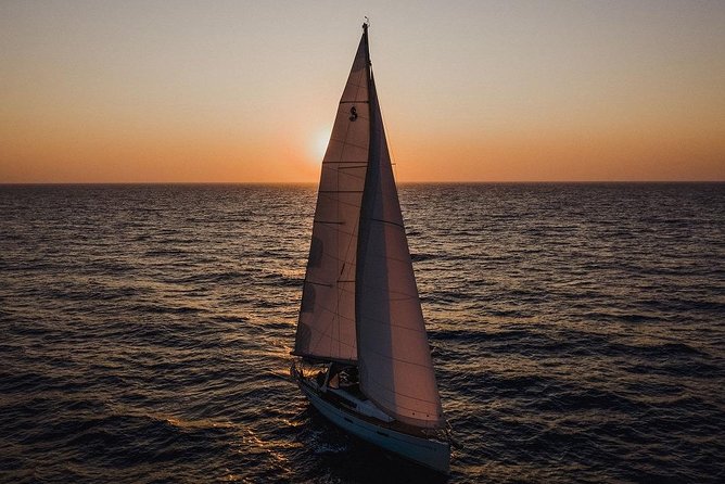 Santorini Caldera Private Sailing Boat Cruise - Palea Kameni and around-the-volcano sailing: views without the stampede