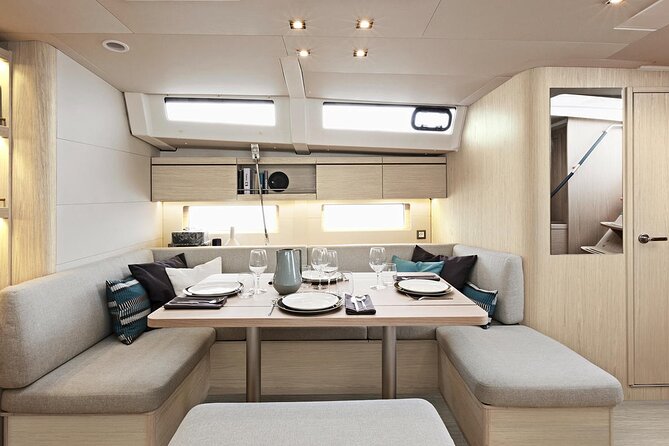 Santorini: Caldera Private Sailing Boat Cruise with Beneteau Oceanis 46.1 - Nea Kameni Hot Springs: The Warm Water Stop Most People Remember