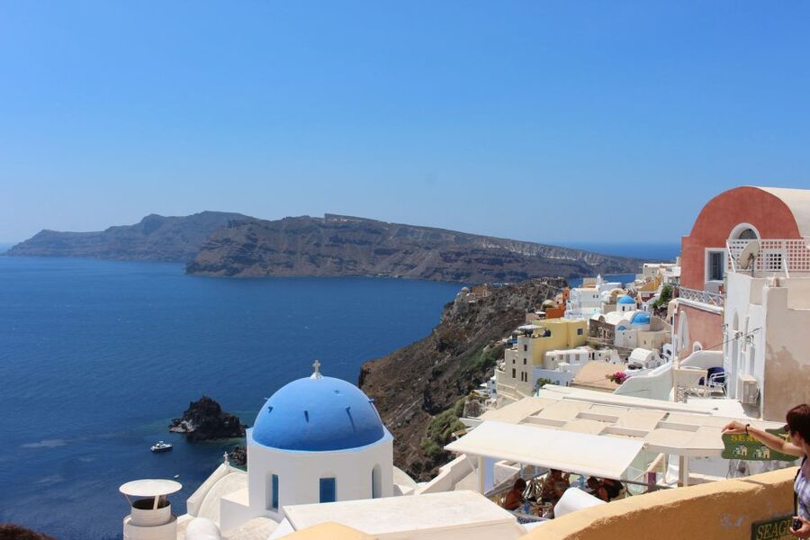 Santorini Caldera: Sunset Cruise with Dinner - Nea Kameni: the crater trail and the photos you actually came for