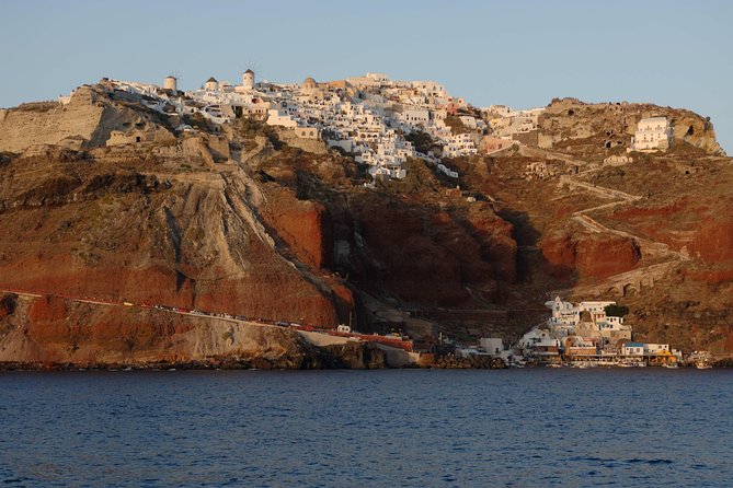 Santorini Caldera Sunset Sailing Cruise with Dinner and Wine - Pickup, boarding, and the start of the day (where things can get messy)
