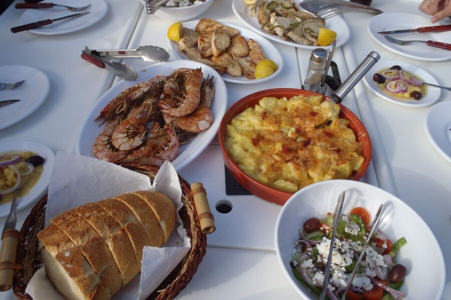 Santorini Caldera: Sunset Sailing Cruise with Meal - BBQ on Board: The Meal That Turns a Cruise Into Dinner Plans