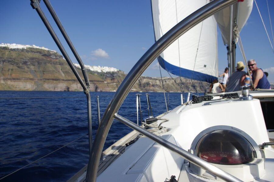 Santorini Caldera: Sunset Sailing Cruise with Meal - A Santorini Sunset You Can Feel in Your Bones