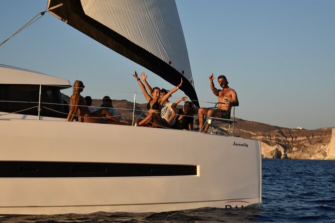 Santorini Catamaran Cruise with Fresh Meal and Open Bar - Key highlights that matter for your day
