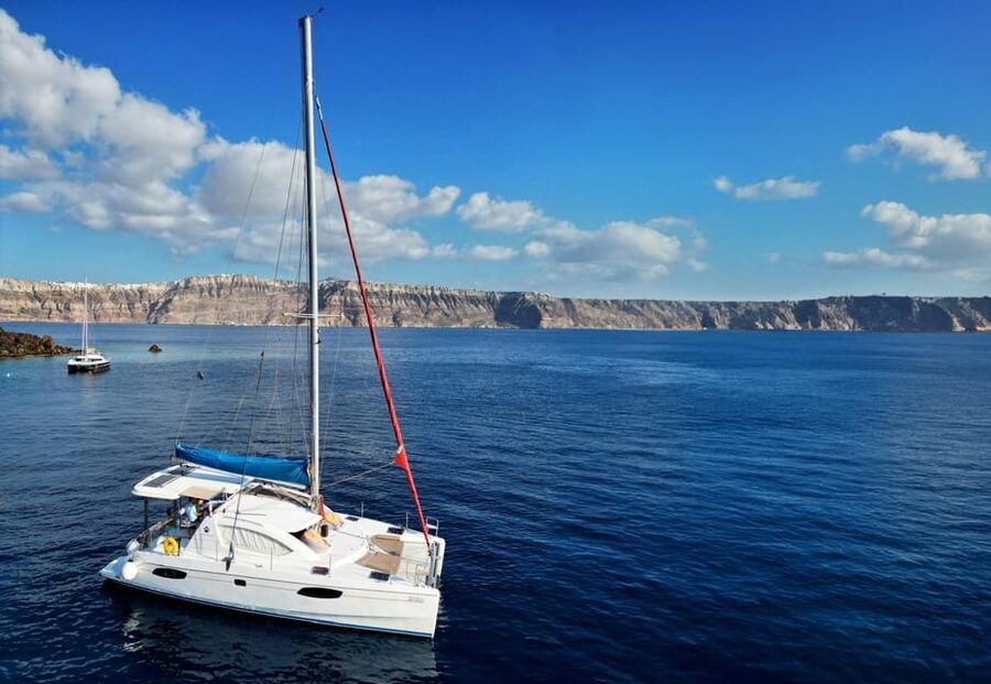 Santorini: Catamaran Cruise with Greek BBQ and Drinks - Key moments that make this cruise worth your time