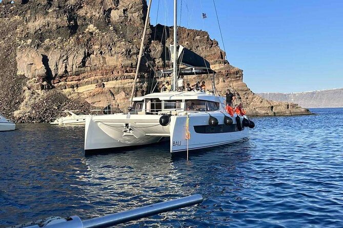 Santorini Catamaran Cruise with Meal and Drinks - Key things I’d circle on your plan