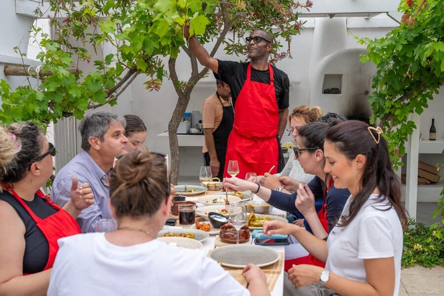 Santorini: Cooking Class with Lunch and Wine Tasting - Who should book this Santorini Black Beach cooking class