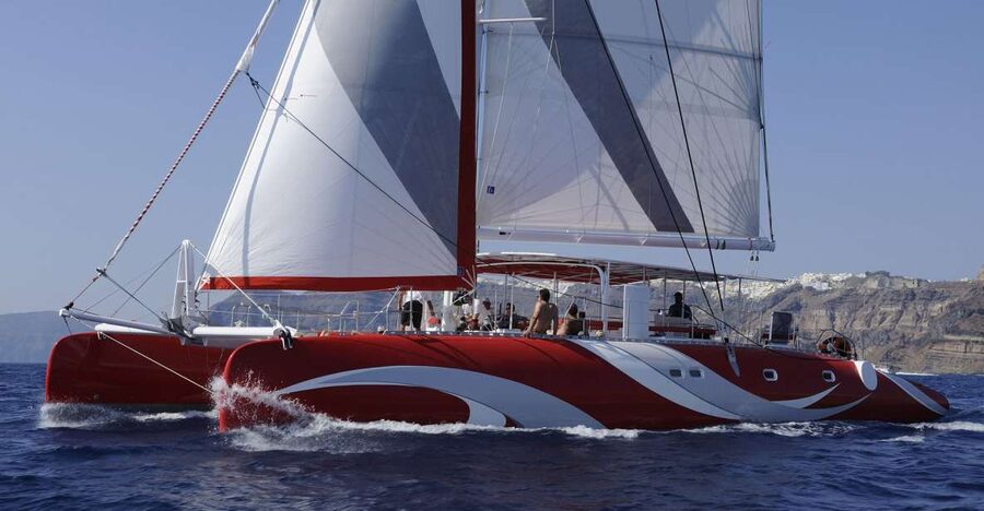 Santorini: Dream Catcher 5-hour Sailing Trip in the Caldera - Why a Caldera catamaran beats a shore-only day