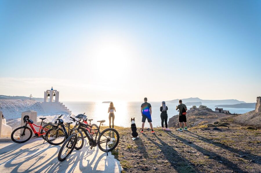 Santorini e-bike guided tours - What the Guide Actually Does for You on the Road