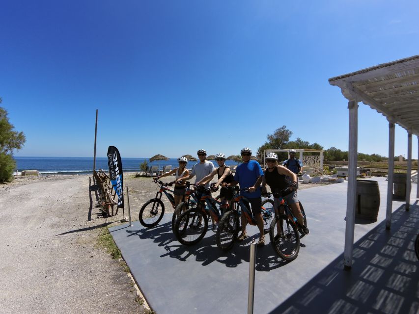 Santorini: Electric Mountain Bike Adventure - Emporeio’s Medieval Castle and Orange-Juice Pause