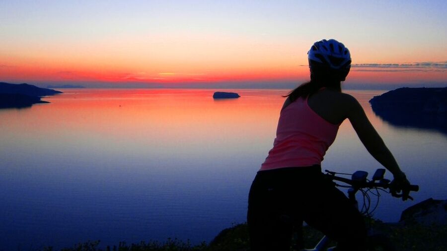 Santorini: Electric Mountain Bike Adventure - Megalochori Wine Roads and a Tasting at Feggera