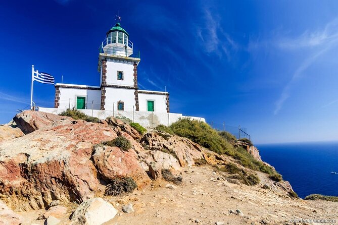 Santorini Essentials Full Day Private Tour - Akrotiri Lighthouse: A Rugged Cliff Viewpoint