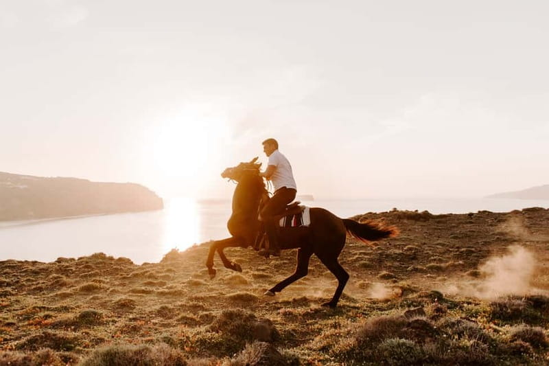 Santorini: Extreme Horse Safari with Beach Gallop - Cliff-Top Ancient Trails and Caldera Views You Can Actually Feel