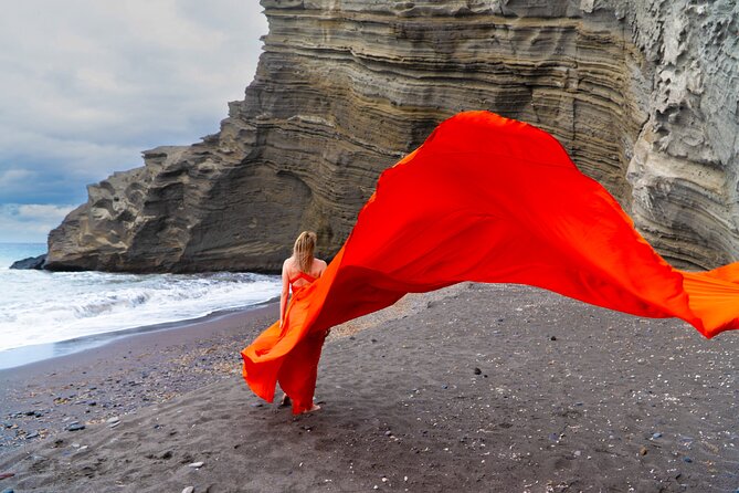 Santorini Flying Dress by Rozali Photography - The flying dress factor: how to choose and get the right look