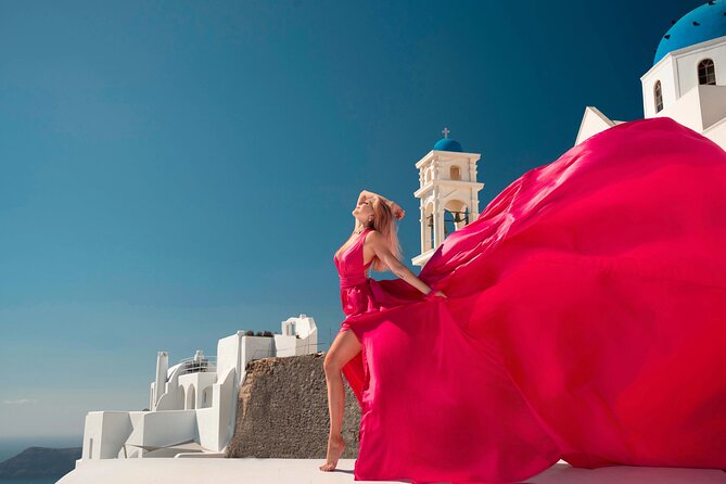 Santorini Flying Dress Experience - Price and what you are actually paying for at $397.36